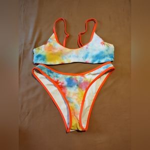 Tie die bikini set size M